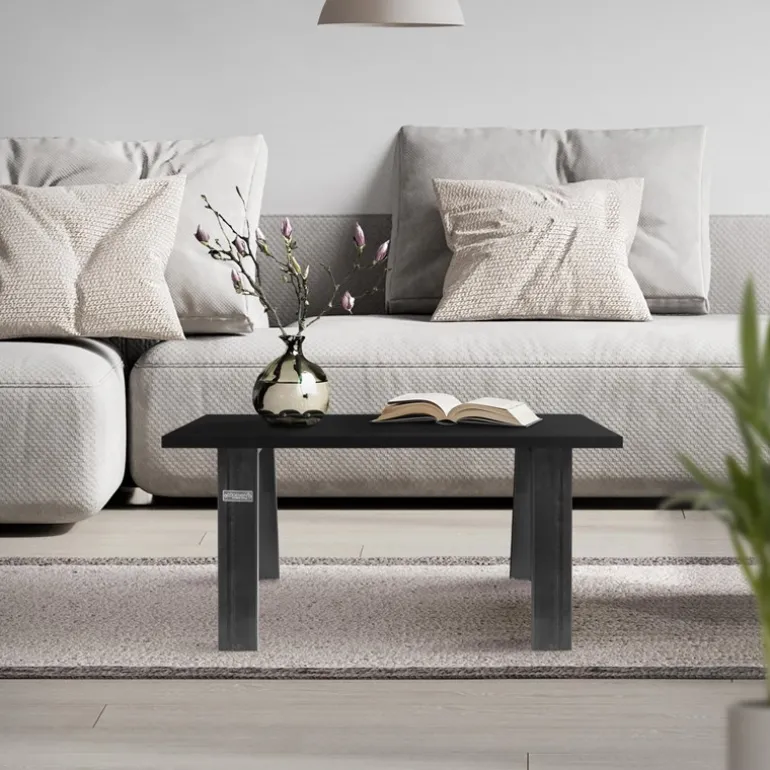 2er Set Tischbeine Bankkufen Loft 44x42 cm Industrial Profil 8x2cm Stahl U-Form ML-Design