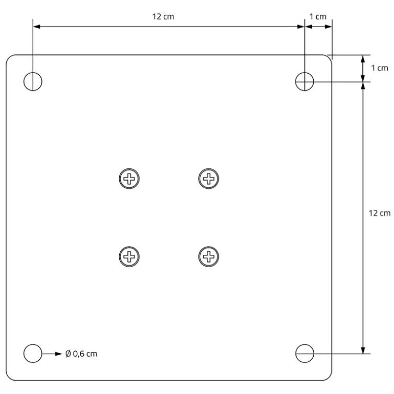 4er Set Tischbeine schräg 72 cm Schwarz glänzend aus Stahl eckig Profil 8x8 cm I-Form 96° Neigung ML-Design