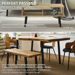 4er Set Tischbeine schräg H42 cm Schwarz glänzend aus pulverbeschichtetem Stahl eckig Profil 4x4 cm I-Form 96° Neigung ML-Design