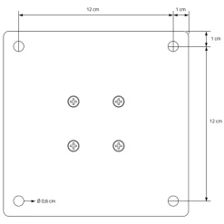 4er Set Tischbeine schräg H42 cm Schwarz glänzend aus Stahl eckig Profil 8x8 cm I-Form 96° Neigung ML-Design