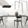 2er Set Tischkufen Loft 90x72 cm Silber Profil 8x2 cm Stahl U-Form ML-Design
