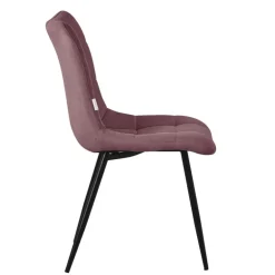 Esszimmerstühle 4er Set Altorsa Küchenstuhl mit Polyesterbezug und Stahlbeinen ML-Design