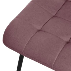 Esszimmerstühle 6er Set Altorsa Küchenstuhl mit Polyesterbezug und Stahlbeinen ML-Design