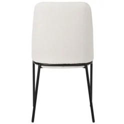 Esszimmerstühle 2er Set Beige mit Rückenlehne, Polsterstühle für Esszimmer & Küche ML-Design