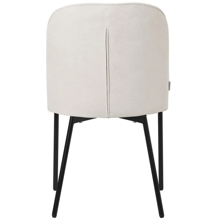 Esszimmerstühle 4er Set Beige mit Rückenlehne, Polsterstühle für Esszimmer & Küche ML-Design