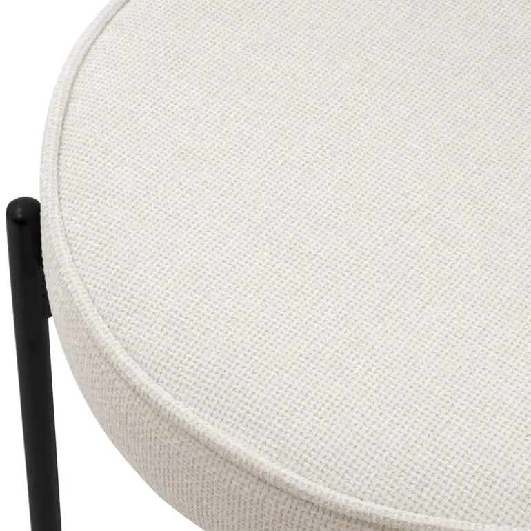 Esszimmerstühle 4er Set Beige mit Rückenlehne, Polsterstühle für Esszimmer & Küche ML-Design