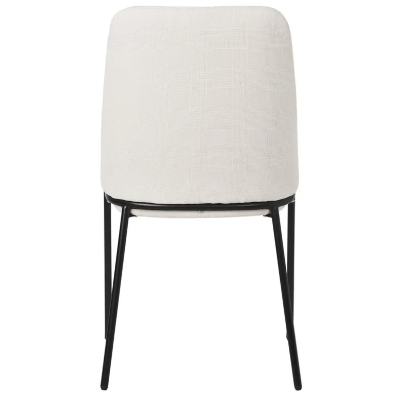 Esszimmerstühle 4er Set Beige mit Rückenlehne, Polsterstühle für Esszimmer & Küche ML-Design
