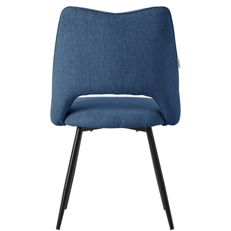 Esszimmerstuhl 6er Set Blau gepolstert inkl. Montagematerial Polsterstuhl Küchenstuhl ML-Design