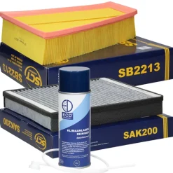 Filterset mit 400ml Klimaanlagenreiniger Ford Galaxy (WA6)