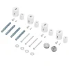 Halterung für Designheizkörper Weiß für gerade Modelle LuxeBath