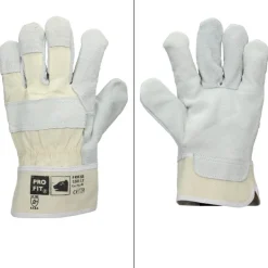 Handschuhe Rindspaltleder Natur 36 Paar L