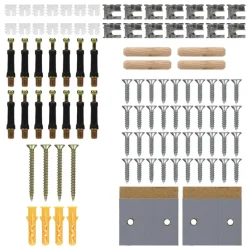 Heizkörperverkleidung 152x19x82 cm Landhaus Grau aus MDF ML-Design