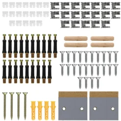 Heizkörperverkleidung 152x19x82 cm Raute Grau aus MDF ML-Design