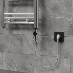 Heizstab 1200W Chrome mit Thermostat und LCD Bildschirm LuxeBath
