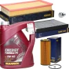 Inspektionspaket mit 5L Mannol Energy Formula PF 5W-40 Audi A3 (8L) VW Bora (1J)