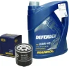 Inspektionspaket mit 5L Mannol Defender 10W-40 VAG