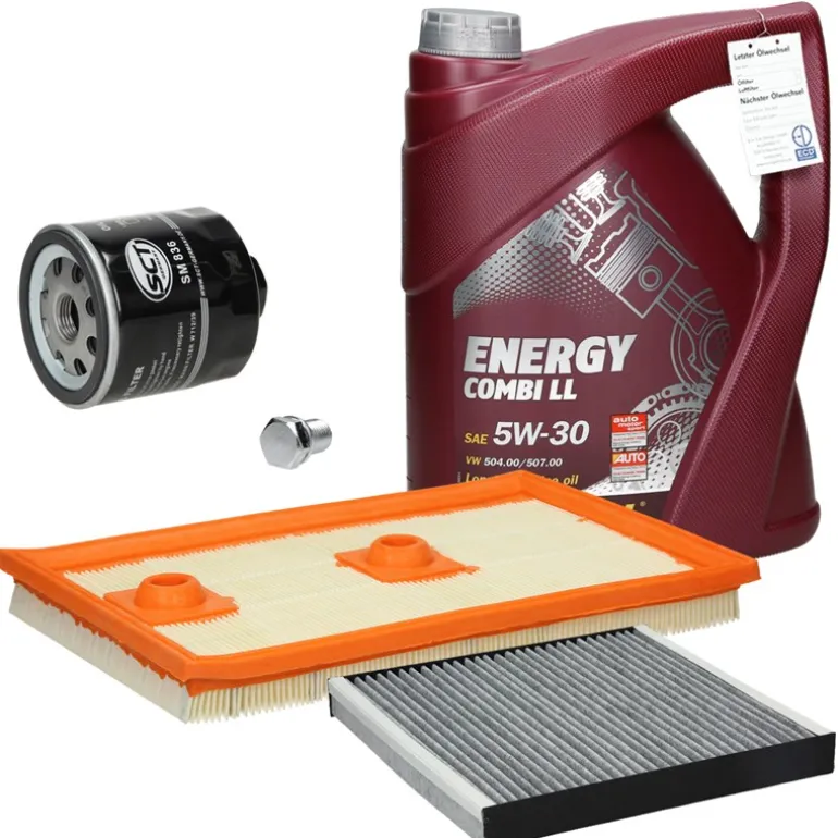 Inspektionspaket VAG mit Energy Combi 5W-30 5 l VW Golf VII