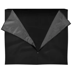 Kaminholzregal mit Abdeckung 143x70x145 cm Anthrazit aus Stahl ML-Design