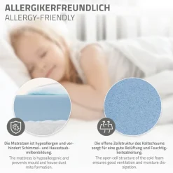 Kinderbett Hausbett 90x200 cm Weiß aus Kiefernholz inkl. Matratze H-10cm Rausfallschutz Dach und Lattenrost ML-Design