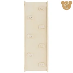Kinderkletterbogen Natur/Weiß mit Rutsche oder Kletterwand 2 in 1 Natur aus Holz Joyz
