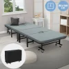 Klappbares Gästebett 80x190 cm mit Matratze rollbar für Kinder & Erwachsene bis 200kg belastbar