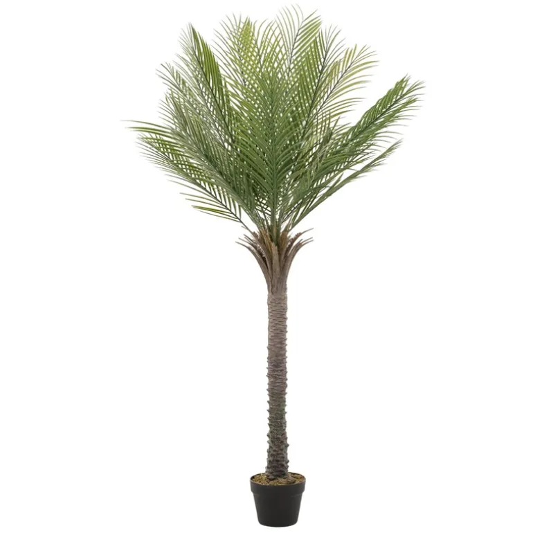 Künstliche Palme 150 cm Tropische Kunstpalme im Topf ML-Design