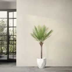 Künstliche Palme 150 cm Tropische Kunstpalme im Topf ML-Design