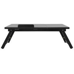 Laptoptisch klappbar Schwarz aus Holz ML-Design