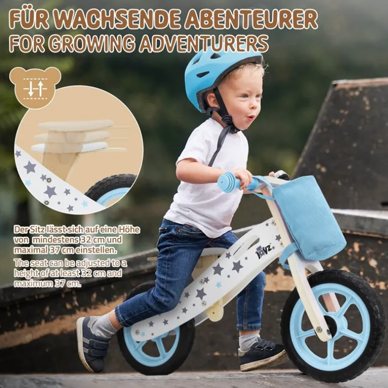 Laufrad für Kinder ab 2 Jahren Hellblau Joyz