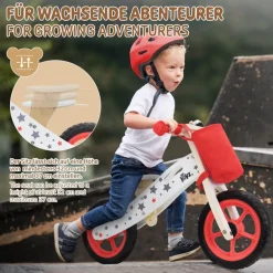 Laufrad für Kinder ab 2 Jahren Rot Joyz