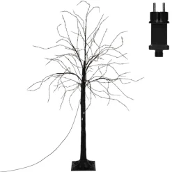 LED-Baum 120cm mit 480 warmweißen LEDs Künstlicher Weihnachtsbaum mit Lichterkette
