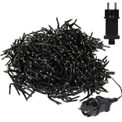 LED Büschel Lichterkette 11 m mit 1512 LEDs Warmweiß IP44