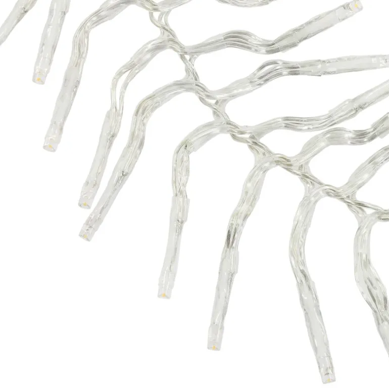 LED Büschel Lichterkette 22 m mit 3000 LEDs Warmweiß IP44
