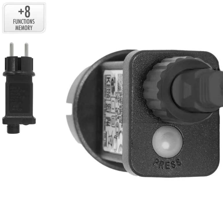 LED Büschel Lichterkette 22 m mit 3000 LEDs Warmweiß IP44