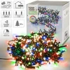 LED Clusterlichterkette bunt 36m mit 1800 Multi Color LEDs 8 Leuchtmodi mit Timerfunktion Spritzwassergeschützt