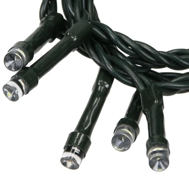 LED Clusterlichterkette bunt 36m mit 1800 Multi Color LEDs 8 Leuchtmodi mit Timerfunktion Spritzwassergeschützt
