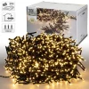 LED Cluster Lichterkette 22 m mit 3000 LEDs Warmweiß IP44
