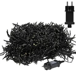 LED Cluster Lichterkette 22 m mit 3000 LEDs Warmweiß IP44