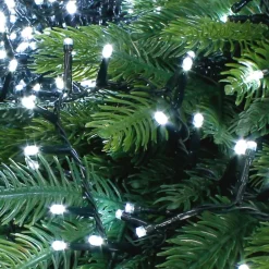 LED Cluster Lichterkette 8 m mit 400 LEDs Kaltweiß IP44
