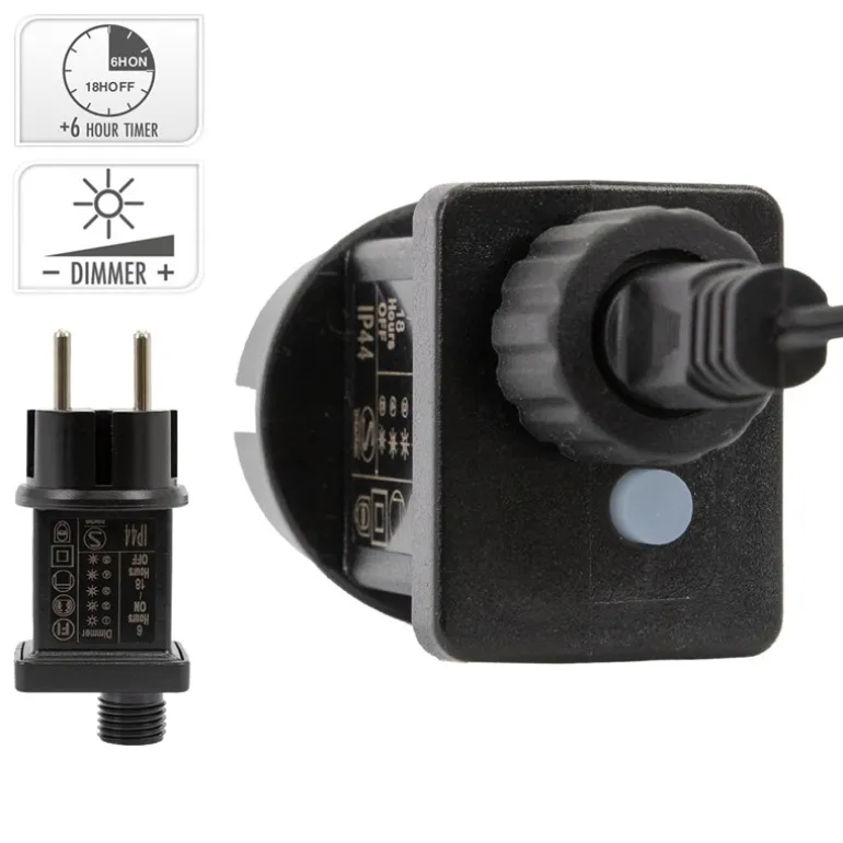 LED Clusterlichterkette 8,5m warmweiß mit 1152 LEDs