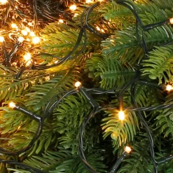 LED Lichterkette 24 m mit 320 LEDs Warmweiß IP44