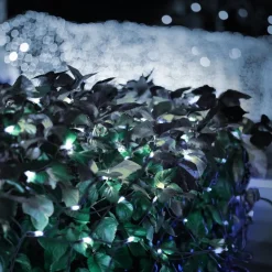 LED Lichternetz 200 cm mit 160 LEDs Kaltweiß IP44