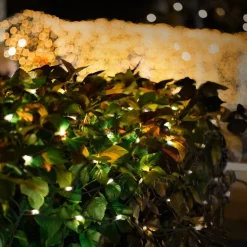 LED Lichternetz 100x200 cm mit 160 LEDs Warmweiß IP44