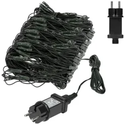 LED Lichternetz 150x300 cm mit 320 LEDs Warmweiß IP44