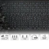 LED Lichtervorhang 2m Kaltweiß mit 240 LED aus PVC