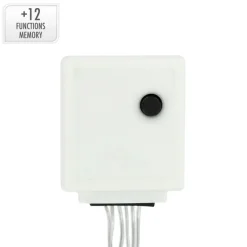 LED Lichtervorhang 2m Kaltweiß mit 240 LED aus PVC