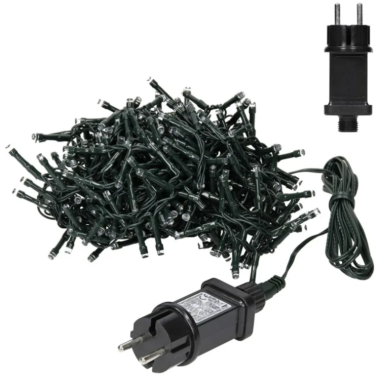 LED Lichtervorhang 3 m mit 90 LEDs Warmweiß IP44