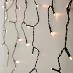 LED Lichtvorhang 12m warmweiß mit 360 LEDs aus PVC