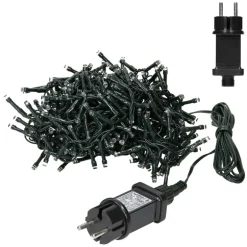 LED Lichtvorhang 6m Warmweiß mit 180 LEDs aus PVC