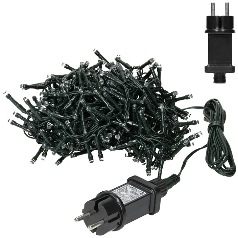 LED Lichtvorhang 6m Warmweiß mit 180 LEDs aus PVC